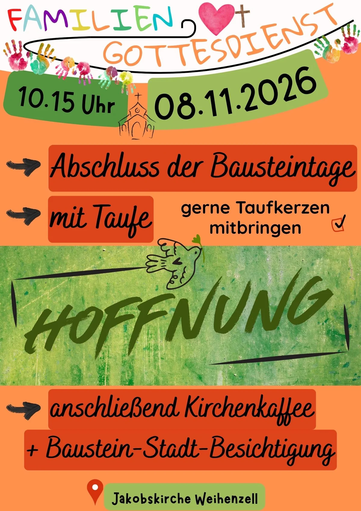 Familiengottesdienst in Weihenzell