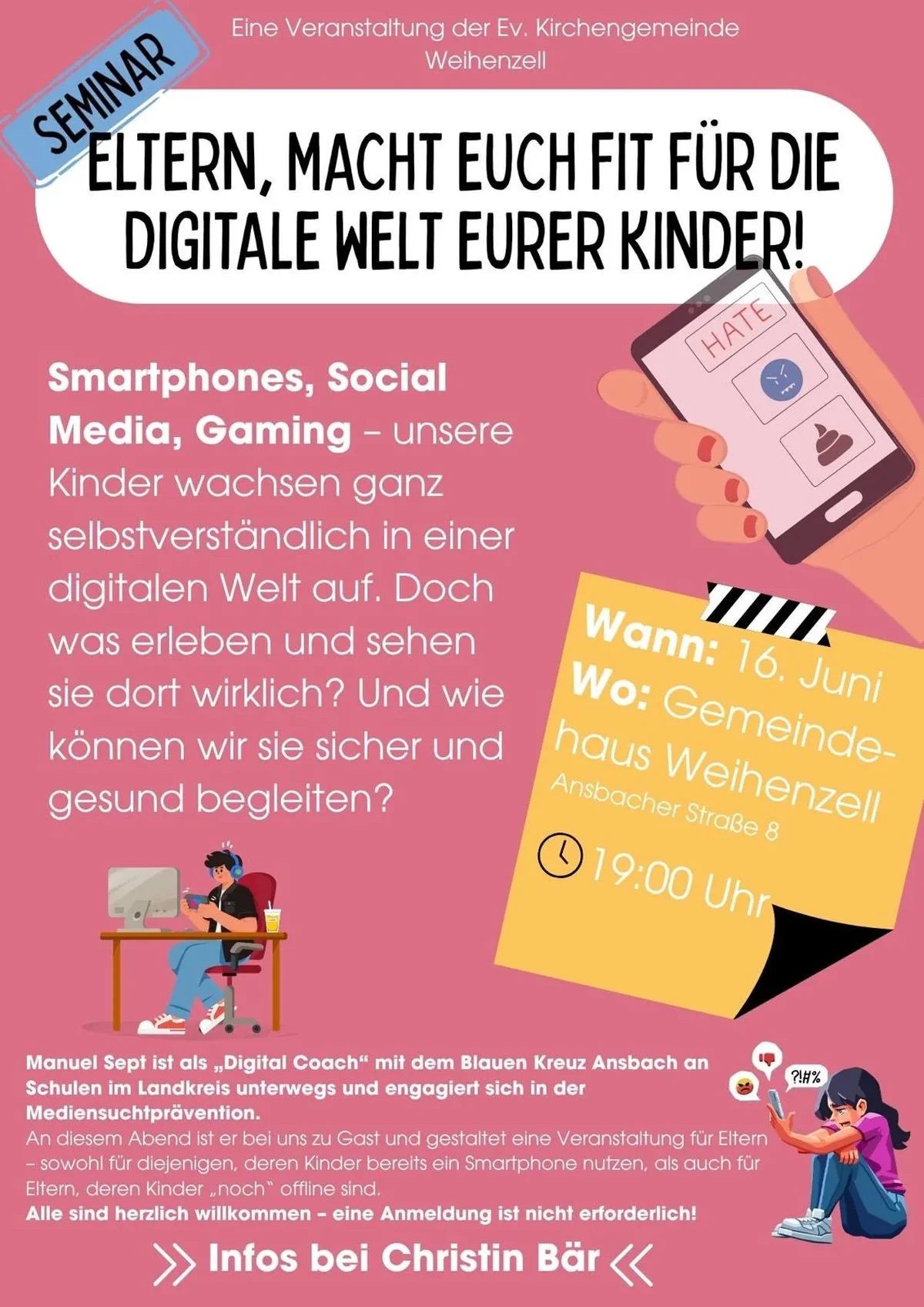 Seminar in Weihenzell Die digitale Welt unserer Kinder